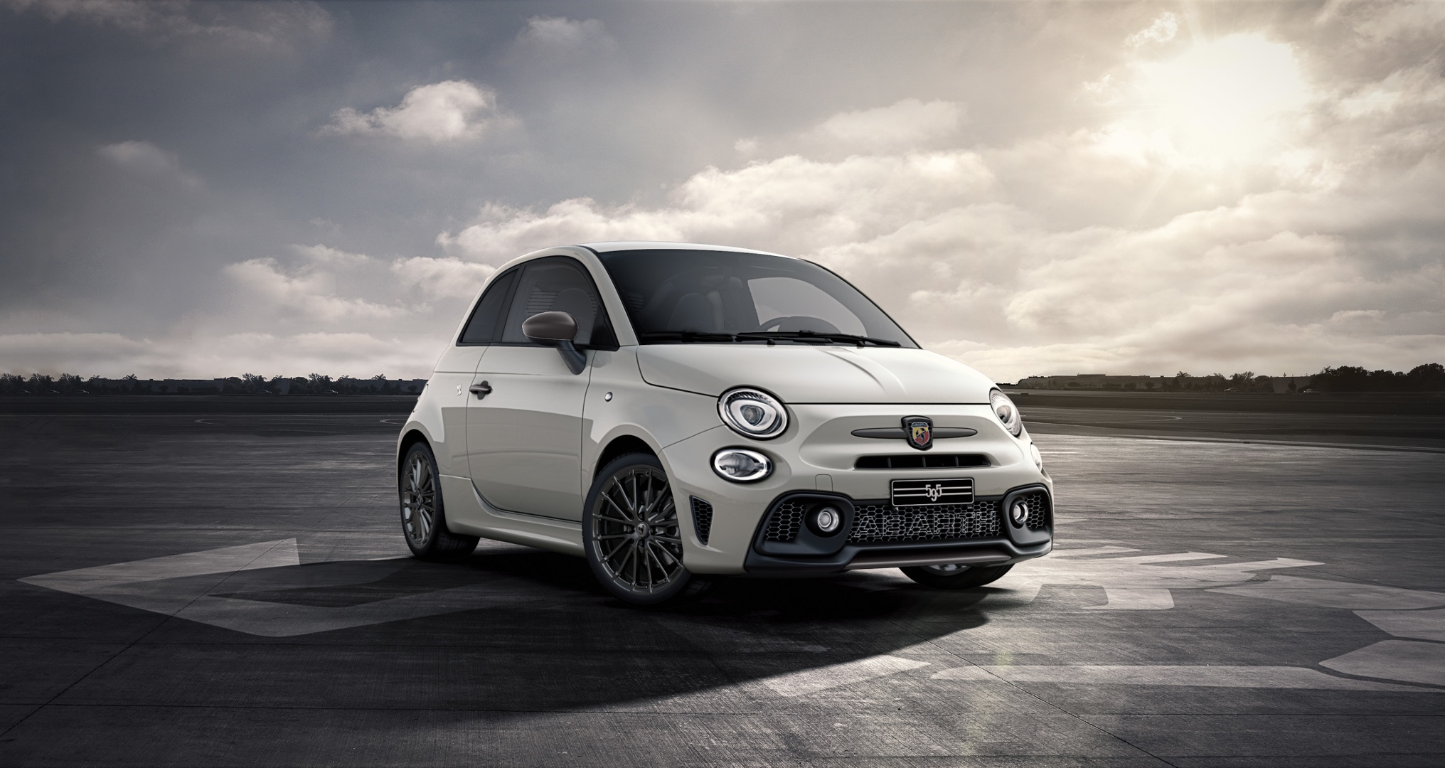 Abarth 595 HB 165HK Gara White image number 0